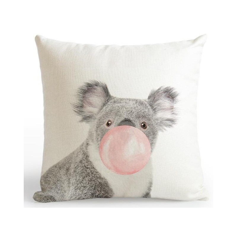 Pink printed pillowcase cushion coverCushions