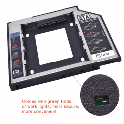 9.5mm universal SATA Caddy SSD HDD 3.0 2.5" case hard drive disk enclosureHard drives