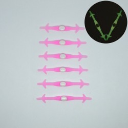 Silicone light up LED luminous shoelaces 12 pcs setShoes