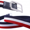 Elastic reversible woven canvas beltBelts