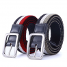 Elastic reversible woven canvas beltBelts