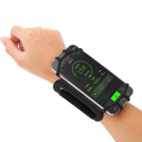 iPhone 4 - 5.5 inch180 degree rotatable jogging phone holder wristband belt strapAccessories