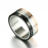 Rotatable 3 parts roman numerals ringRings