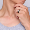 Rotatable 3 parts roman numerals ringRings