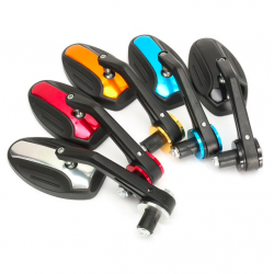 Universal 7/8" motorcycle aluminum rear view mirror 2 pcsMirrors