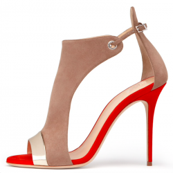 Buckle strap high heel pumps sandalsHigh heels