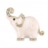 Enamel & crystals elephant - broochBrooches