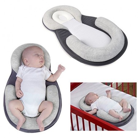 Newborn sleep positioner - mattress - anti roll bed - cushionPillows