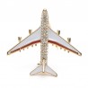 Crystal airplane broochBrooches