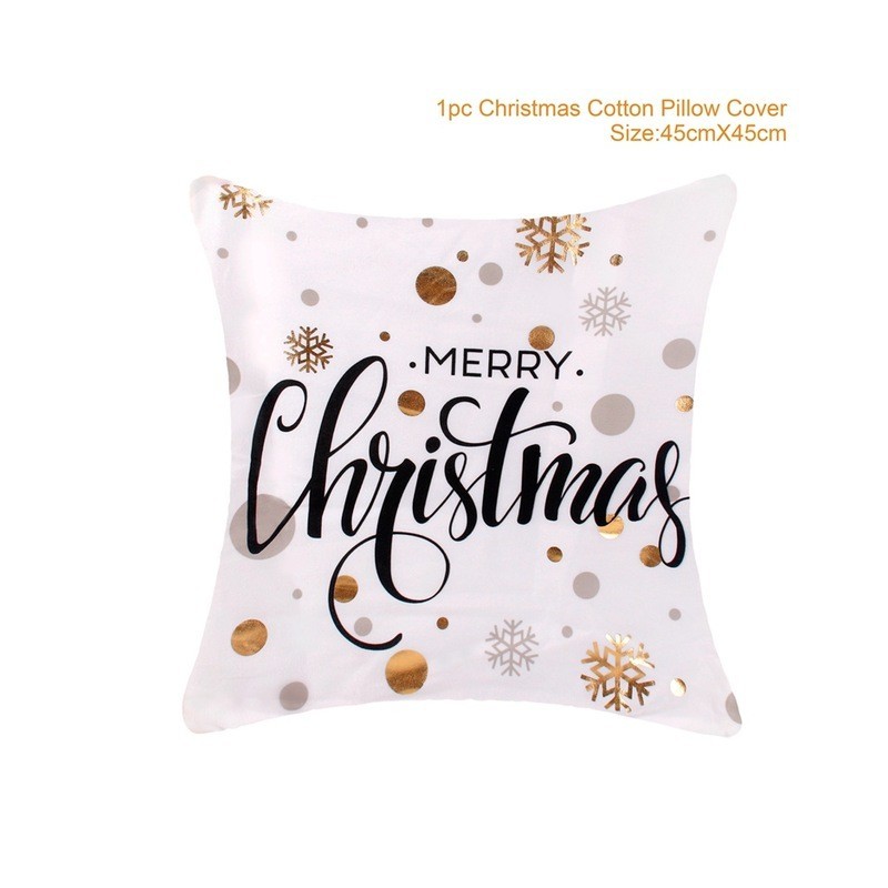 Christmas pillowcase / cushion cover - cotton 45 * 45 cmCushion covers