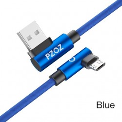 Fast charging micro USB charging cable L-typeCables