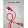 Fast charging micro USB charging cable L-typeCables