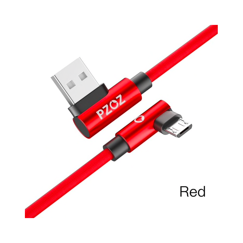 Fast charging micro USB charging cable L-typeCables