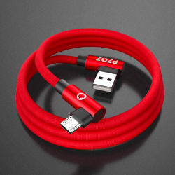 Fast charging micro USB charging cable L-typeCables