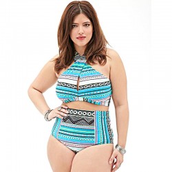 Plus size high waist swimsuit bikini setBeachwear