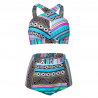 Plus size high waist swimsuit bikini setBeachwear