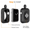 Apple Watch 1/2/3/4 / 38mm / 44mm series - silicone frame case cover with necklaceAccessories