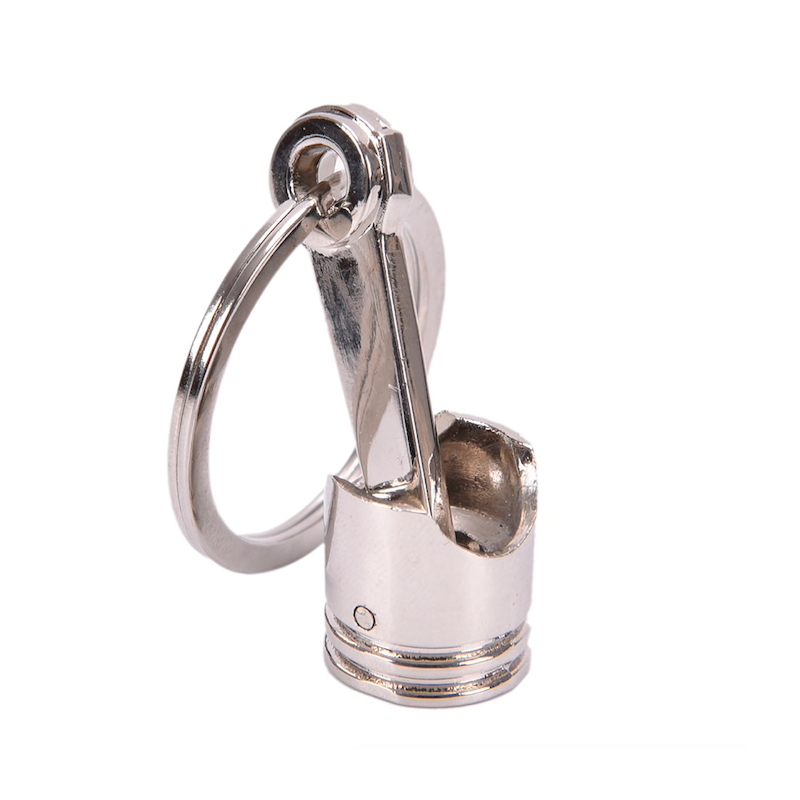 Silver engine pistol - keyringKeyrings