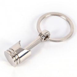 Silver engine pistol - keyringKeyrings