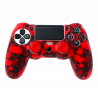 PS4 Pro Slim Controller skull silicone gamepad cover case & 2 joystick capsControllers