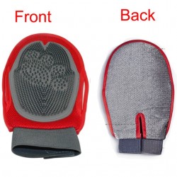 Cat dog fur grooming bath glove brushCare
