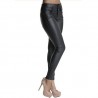 Faux leather high waisted trousers pantsWomen's fashion