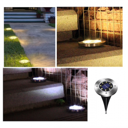 8 LED Buried floor - garden solar light with sensor waterproofSolar lighting