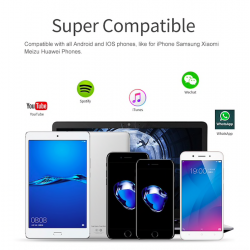 AWEI T12 Bluetooth wireless headphonesEar- & Headphones