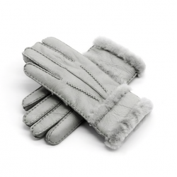 Genuine leather & cashmere & fur warm glovesGloves