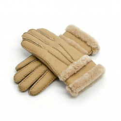 Genuine leather & cashmere & fur warm glovesGloves