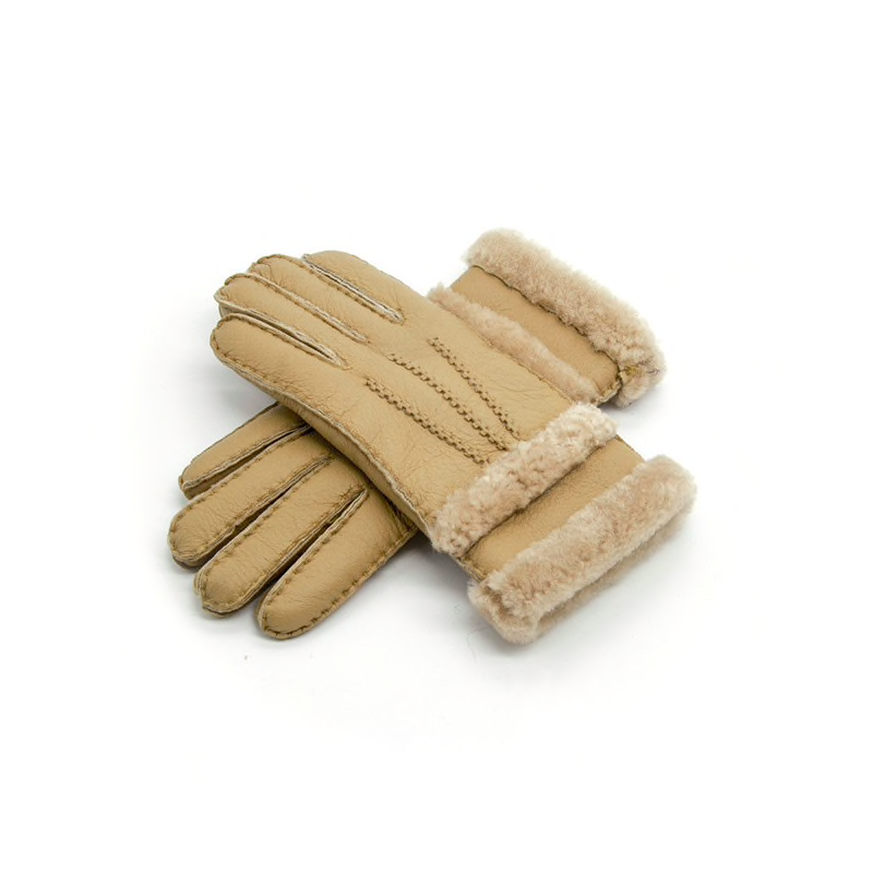 Genuine leather & cashmere & fur warm glovesGloves