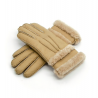 Genuine leather & cashmere & fur warm glovesGloves
