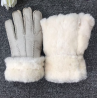 Genuine leather & cashmere & fur warm glovesGloves