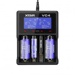 XTAR VC4 battery charger 20700 18650 21700 14650 17335 17670 18490 10440 14500 16340 17500 18350 18500 18700 22650 25500 3265...