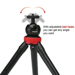 Portable flexible octopus mini tripod phone camera holder selfie stickTripods & stands