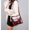 Elegant glossy leather bag set of 3 piecesSets