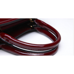 Elegant glossy leather bag set of 3 piecesSets