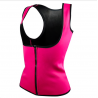 Neoprene body shaper training slimming vest with zipperFitness