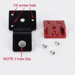 GoPro 6 / 5 / 4 / 3 / 2 / 1 Sj4000 Xiaomi Yi camera aluminum holder adapter rearview bracket mountMounts
