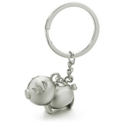 Piggy - metal keychain - keyringKeyrings