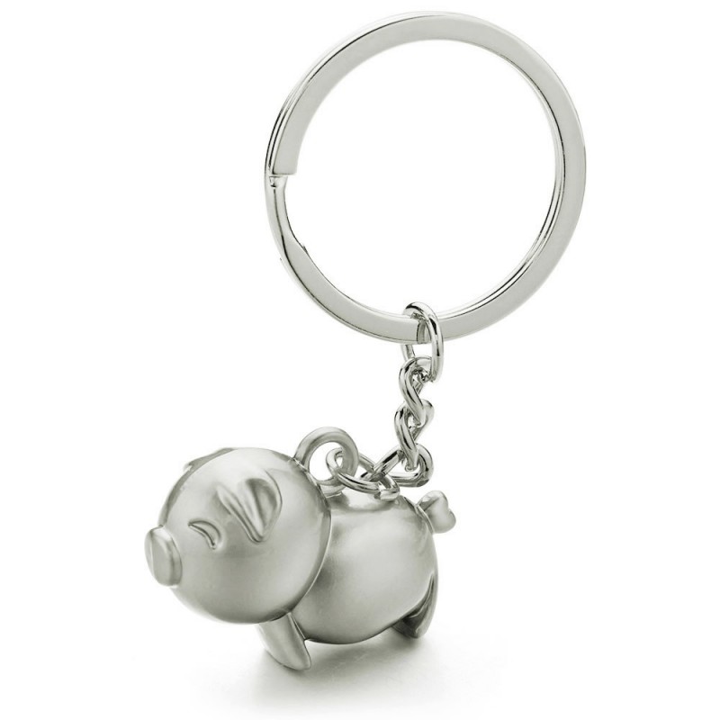 Piggy - metal keychain - keyringKeyrings