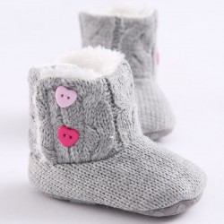 Newborn - baby warm knitted boots - shoesShoes