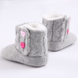 Newborn - baby warm knitted boots - shoesShoes
