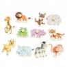 Cartoon animals - children's wooden puzzle toysWooden