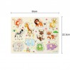 Cartoon animals - children's wooden puzzle toysWooden