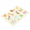 Cartoon animals - children's wooden puzzle toysWooden