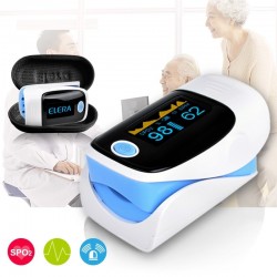Digital finger pulse oximeter - heart beat meter - with LCD displayBlood pressure meters