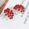 Pearl flower - small stud earringsEarrings