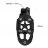 Universal motorcycle metal footrests with spring 8mm 2 pcsFoot rests