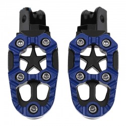 Universal motorcycle metal footrests with spring 8mm 2 pcsFoot rests